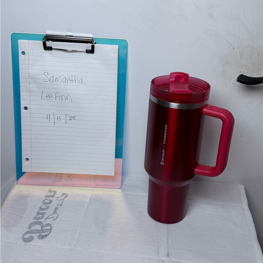 Stanley x Starbucks Holiday Red